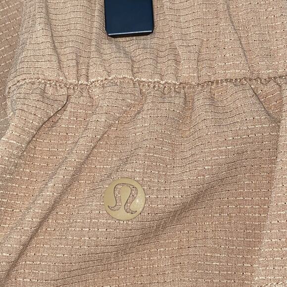 Lululemon Dynamic Days Pants 10 Saddle Brown Luxtreme Travel Athleisure - Picture 7 of 11